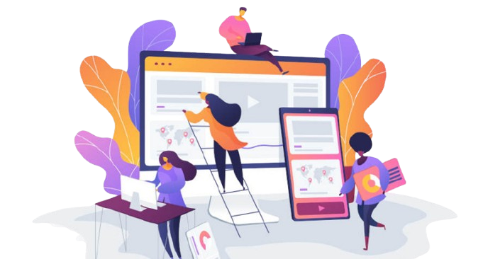 responsive and web design Illustration